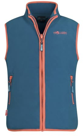 Trollkids Kids Arendal Vest 176, atlantic blue