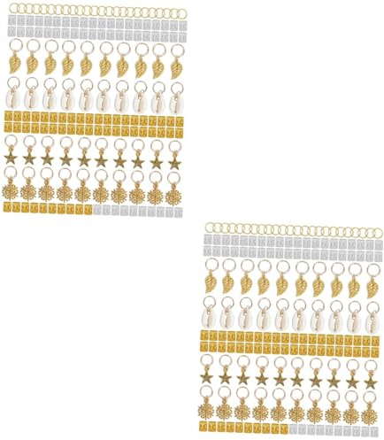 IWOWHERO 328stücke Dreadlocks Ringe Metall Haarschmuck Für Kreative Frisuren Dekorative Haarschellen Für Zöpfe Und Dreadlocks Langlebige Haaraccessoires Für Festivals Und Besondere