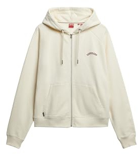 Superdry Damen Übergroße Essential Logo Raglan-Kapuzenjacke