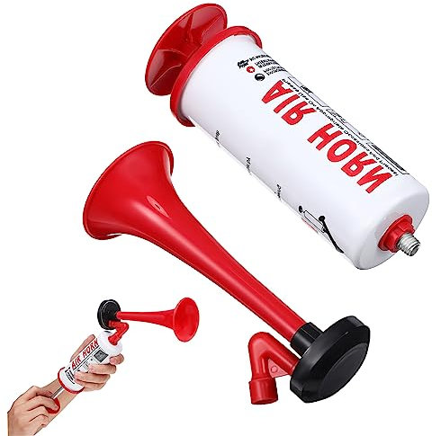 Gatuida Laute Drucklufthupe Für Auto Boot Und Camping – Handgeführte Drucklufthupenpumpe Geräuschmacher Und Einfach Zu Bedienen