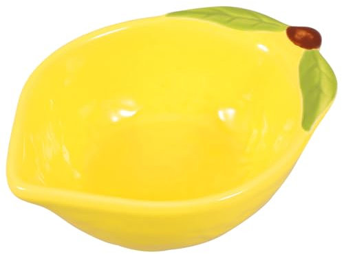 VERDANVERSE Assiette Céramique Citron Décorative Pour Fruits Et Desserts Bol De Cuisine Polyvalent Design Amusant Et Créatif Pour Maison Fêtes