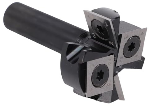 4-Wing Spoilboard Surfacing Router Bit - 1/2 Inch Shank 1-1/2 Inch Diameter, Professional Woodworking Tool for CNC Machines Router Tables