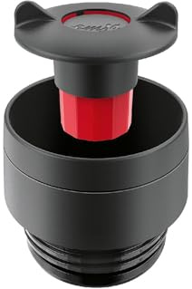Emsa Ersatzdeckel für Travel Mug Isolierbecher New, Quick-Press, Schwarz, Kunststoff, 0,36 & 0,5 Liter
