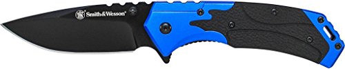 S&W Einhandmesser, blau, Clip Einhandmesser