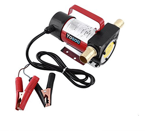 Pompe de Transfert de Carburant, Extracteur de Transfert d'huile électrique DC 12V 160W pour, Kérosène, Huile Propre à Faible Viscosité, Aspiration 6m, 40L/min