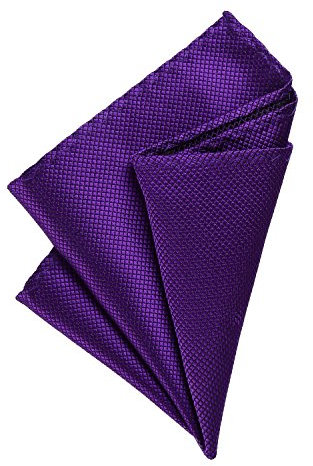 DonDon Herren Einstecktuch 21 x 21 cm formstabil und verstellbar für feierliche Anlässe lila