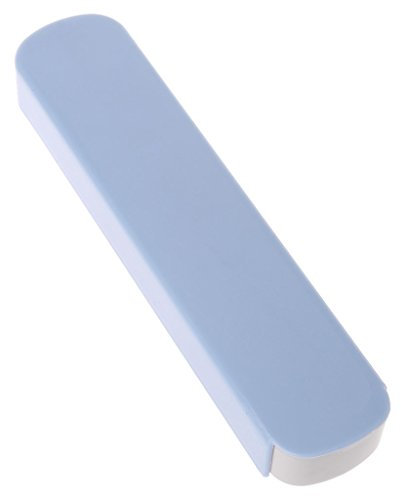 Boîte de rangement pour couverts de table - Étui de voyage pour papeterie, baguettes, cuillère, fourchette - Bleu nordique - 19,5 x 4,1 x 2,3 cm