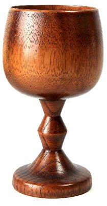 Sanmum Cadeau en Bois Fait Main De Tasses De Calice De Coupe De Tasse De Bière Respecte l'environnement pour Boire mug en Bois (1 Pièce)
