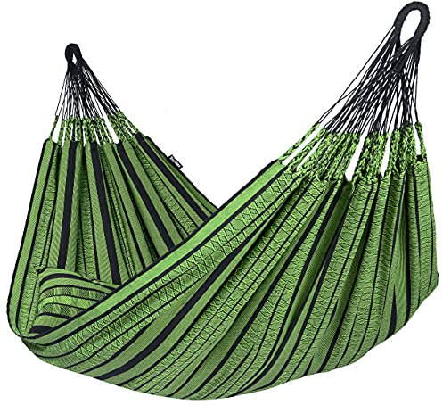 Tropilex Südamerikanische Hängematte Familie | Handgefertigt | Fairtrade | 9 Stile & 8 Farben zur Auswahl | Flexibel & Belastbar | Perfekt für den Garten, Camping und auf Reisen geeignet