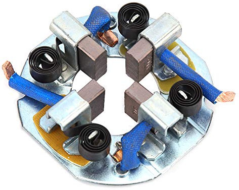 Conjunto de Portaescobillas del Motor de Arranque | Conjunto de Soporte de Escobillas de Carbón para Arrancador de Vehículo Apto para Vehículos Agrícolas de Cuatro Cilindros