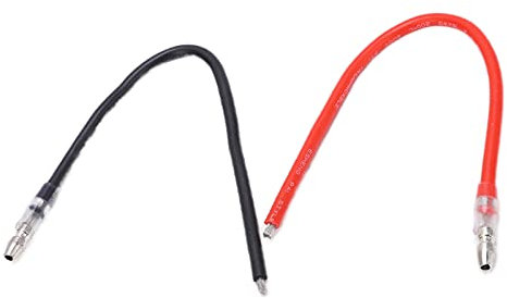 BigKing RC-Motor-Verbindungskabel, 10 Stück RC-Motor-Kabel Langlebig Weich Nicht leicht brechen Zuverlässige Kugeln Stecker Verlängerungskabel Kompatibel mit Bürstenmotor
