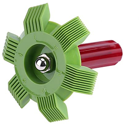 VBESTLIFE Peigne à ailettes de climatiseur, Nettoyeur de redresseur de radiateur, Outil de réparation ca de Brosse de Nettoyage d'aileron de condenseur, Peigne d'évaporateur de condenseur ca