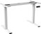 ESMART Germany ERX-122W Weiß Ergonomisches Steh-Sitz-Schreibtisch-Gestell Stufenlos elektrisch höhenverstellbar 71-120 cm 3X Memory Aktivitätserinnerung Dual Motor Schnelle Montage