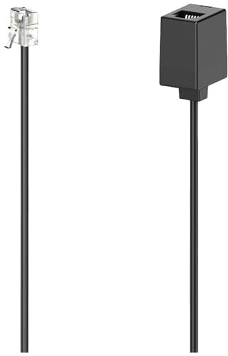 Hama Telefon (analog) Verlängerungskabel [1x RJ11-Stecker - 1x RJ11-Buchse] 6m Schwarz