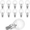 UYHGO LED Leuchtmittel in Tropfenform mit E14 fassung, 3000 Kelvin Warmweiss, 5W 450 Lumen (entspricht 40W Glühbirne), Nicht Dimmbar - 10er Set