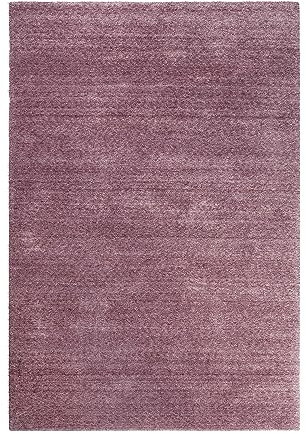 Wecon Home Kuschelig weicher Esprit Hochflor Teppich, bestens geeignet fürs Wohnzimmer, Schlafzimmer und Kinderzimmer LOFT(160 x 230 cm, lila meliert)