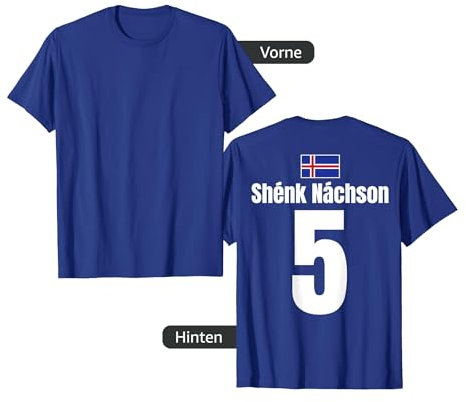 Mallorca Sauf Trikot & Island Sauf Partyshirts Damen T-Shirt Kurzarm Blau Klein Regulär JGA Karneval Festival Fußball Partnerlook Trikot