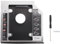 Le deuxième lecteur de disque dur SSD HDD est remplacé par UN T420 T430 T510 W530. Support adaptateur optique CD/DVD-ROM intégré avec 2,5 à 12,7 mm