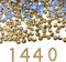 Liliume 1440Pcs Hotfix Strasssteine 20 Farben 4 Größen Runde Glas Strass für Kleidung Schuhe DIY Handwerk (Mine-Gold, SS16)