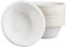 ATBEAMEN 50Pcs Strong Disposable Paper Bowls,12oz 340ml Sugarcane Bagasse Bowls White Super Rigid Biodegradable and Compostable Bowls,Plastic for Party,Soup,Dessert Bowl,Sturdy