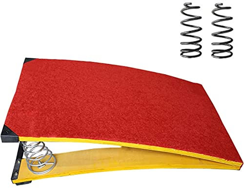 FENGSSLL Sprungbrett für Junior-Gymnastik, Sprungbretter für Heimkinder, günstige Sprungausrüstung, gebogenes Mini-Trampolin für Turnanfänger, Sprungbrücke für Teenager