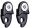 YdseozOA 2PCS Mountainbike Schaltwerk Aufhänger Extender Verlängerung Rahmen Getriebe Schwanz Haken Extender MTB Rennrad Radfahren Fahrrad Zubehör (schwarz)