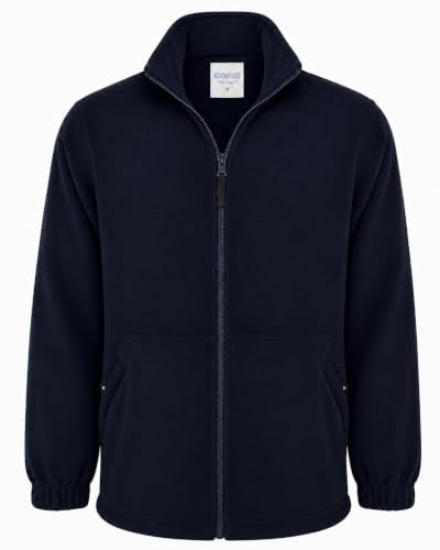 IQONEQ Classic Full Zip Fleece Jacket - Ideal for Sports, Work and Leisure