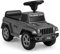 GYMAX Toddler Ride On Car, Licensed Jeep Sit On Toy Cars with Under Seat Storage, Horn & Engine Sound, Outdoor Indoor Kids Foot to Floor Sliding Car for 18-36 Months Boys Girls (Dark Grey)