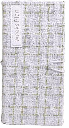 xingtingyu Undatierter Taschen-Wochenplaner, Terminplaner, Terminplaner, Jahres-, Monats-, Wochenplan, A6-Notizbücher (A6, undatierter Planer, weiß), klein