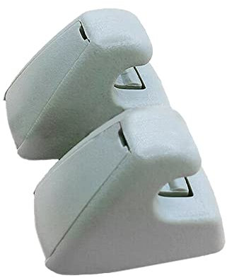 2 pezzi Supporto dell'aletta parasole Clip di fissaggio per GM Chevrolet Opel 95994975 per Cruze/Sonic/Spark Gancio per parasole Staffa di supporto Gancio Accessorio interno dell'automobile