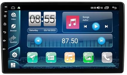 Android 13 Doble DIN 9 Pulgadas Pantalla Táctil Car Estéreo para Opel Vectra 3 C 2002~2008 con GPS Navigation CarPlay Bluetooth Controles del Volante Cámara de Respaldo WiFi(H5 (4+32G))