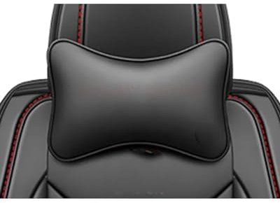 Auto Vordersitze Für 2er-Serie Alle Automodelle F22 F23 F44 F45 F46 G42 Innenausstattung 1 PC PU-Leder Universal-Autositzbezug Sitzbezüge Auto(Headrest 1 PC)