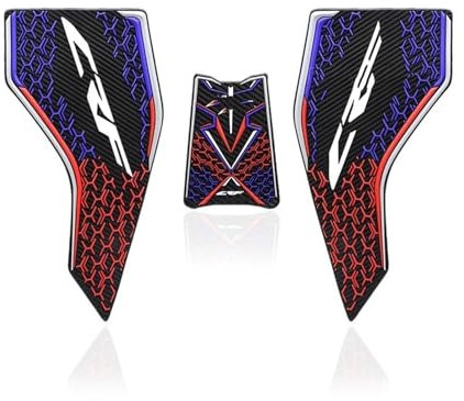 Tankpad Für Ho&nda Twin CRF1100L ADV 2020 2021 2022 Motorrad Kraftstoff Tank Pads 3D Aufkleber Zubehör Gummi Carbon Faser Korn