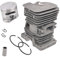 Latuwa Kit de segments de piston de cylindre de 38 mm 1130 020 1213 de rechange pour tronçonneuse Stihl MS180 2-Mix uniquement