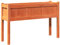 Genérico Wenjingqi Jardinera con Patas Madera Maciza Pino marrón Cera 110x31x70 cm, Marrón 837568