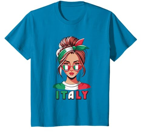 Italie Gift Flag Italie Fan Vintage Italia Jersey T-Shirt