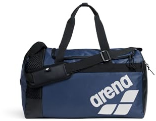 Arena All Set Reisetasche für Wochenendkabine, Gepäck, Schuhfach, Fitnessstudio, Training, Ausrüstung, Tasche für Teenager, Herren, Damen, Marineblau, 40 Liter