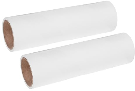 FIXOSHEE 2 Rollen Fusselrolle für Kleidung Wiederverwendbar Nachfüllpackung Staubrolle für Kleidung Fusselentferner Rolle Tragbar