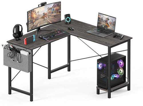 OLIXIS L Shaped Desk, Gaming Desk, Corner Table 50 Inch