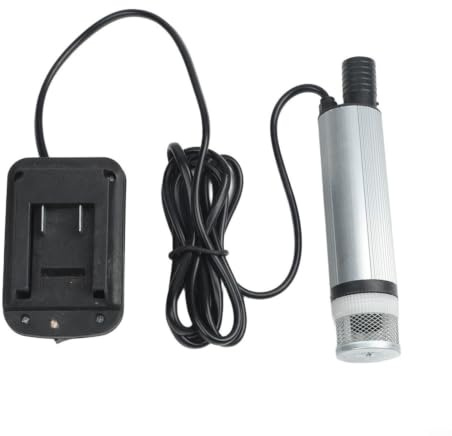 Cordless Water Pump 12V 21V Electric Transfer Pump 30L/min for Battery Garden Irrigation Utility Pump Aluminium Alloy(21V)