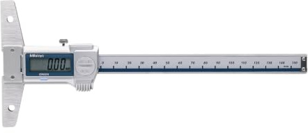 Mitutoyo Digital ABS Tiefenmessschieber IP67, 0-150 mm | 0,01 mm, Tiefenmessung, Datenausgang, IP67