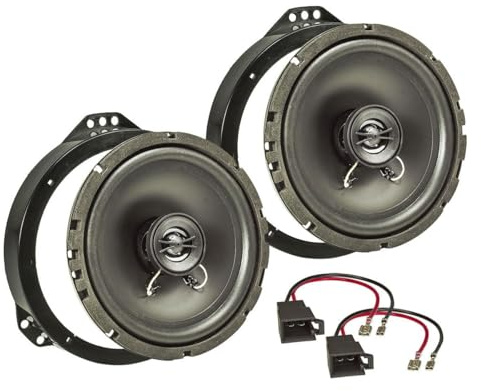 tomzz Audio 4039-002 TA16.5-Pro Lautsprecher Einbauset kompatibel mit Opel Astra F Omega B Vectra B Zafira A B 165mm Koaxial System