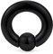 Briana Williams Schwarz Klemmkugelring Captive Bead Ring aus 316L Chirurgenstahl BCR PA Piercing Schmuck(2/2.5/3/4/5/6/8/10mm)
