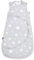 Snuz Baby Sleeping Bag with Nappy Zip - For Easy Nappy Changes, Super Soft Cotton Sleeping Bags with Perfect Fit Poppers, Meets British Safety Standard, White Star, 2.5 Tog 0-6M