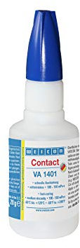 WEICON Contact VA 1401 Colle cyanoacrylate pour Caoutchouc, Papier et Plastique 20 g