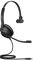 Jabra Evolve2 30 Headset – Mono Kopfhörer mit Noise Cancelling – Zertifiziert für Microsoft Teams – mit 2-Mikrofon Anruf-Technologie – USB-C Kabel – Schwarz
