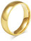 VNOX Personalisierte Individualisieren 6mm Gold Breite Edelstahl Einfacher Bandring Ehering Ring für Frauen Männer,Kostenlose Gravur,Größe 64(20.4)