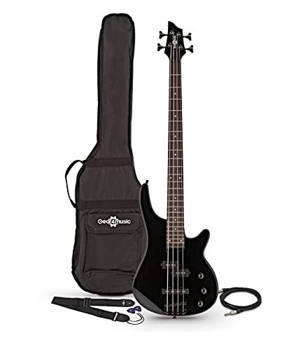 Harlem 4 Heavy Metal Bassgitarre mit Zubehör von Gear4music