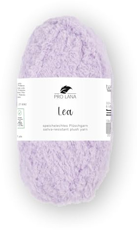Pro Lana Lea speichelechtes Plüschgarn Teddygarn 25g 100% Polyester (43 flieder)