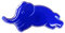 Lancia 21291 Adesivo 3D Ufficiale Elefantino Blu, 56 x 29 mm